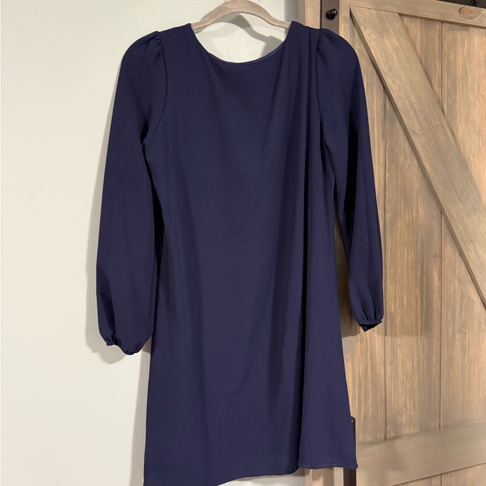 10 Items for $20: Chic Long Sleeve Navy Dress